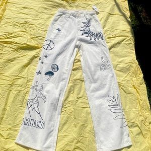 PacSun ultra high rise carpenter jeans